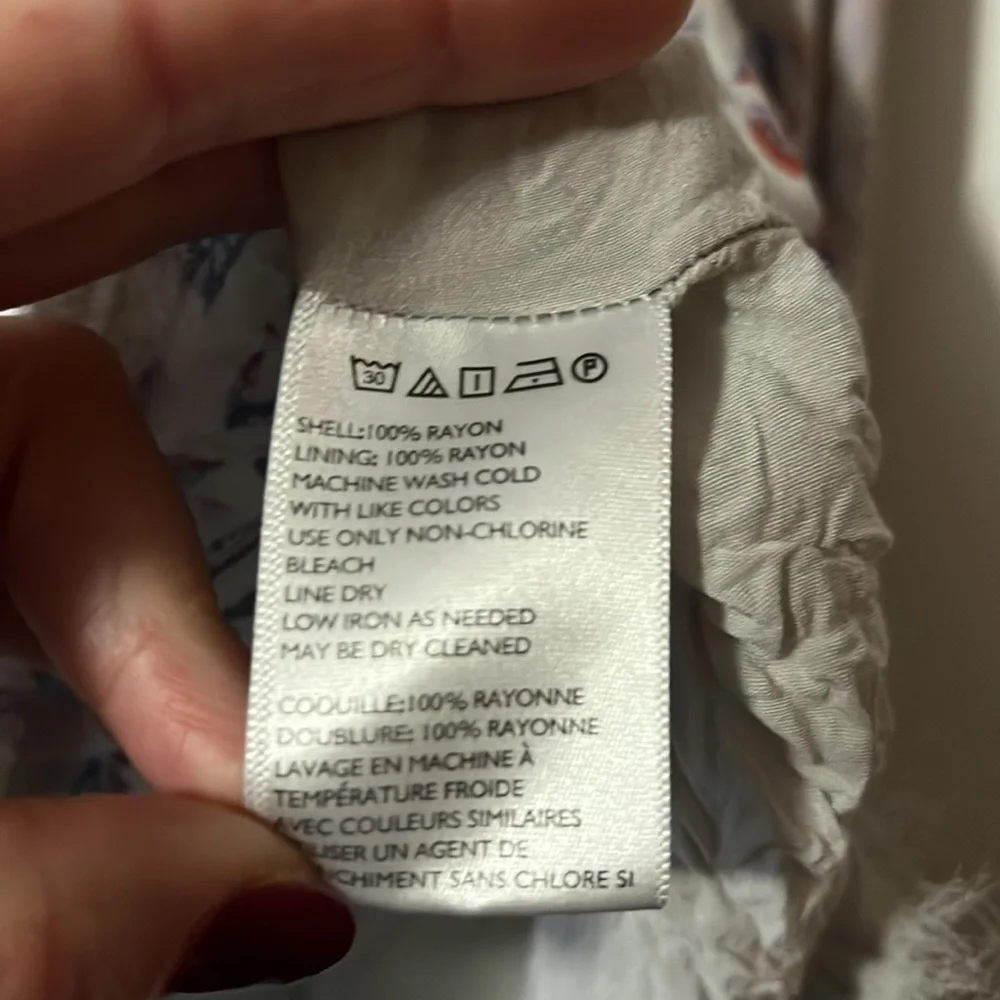 Ecote Urban Outfitters Gray Floral Babydoll Style 3/4 Sleeve Flowy Mini Dress - Picture 8 of 8